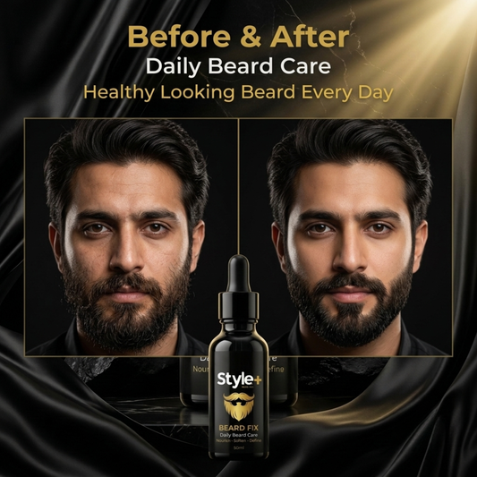 Style+ Beard Fix Serum 50ml – Oil-Based For Daily Beard Care