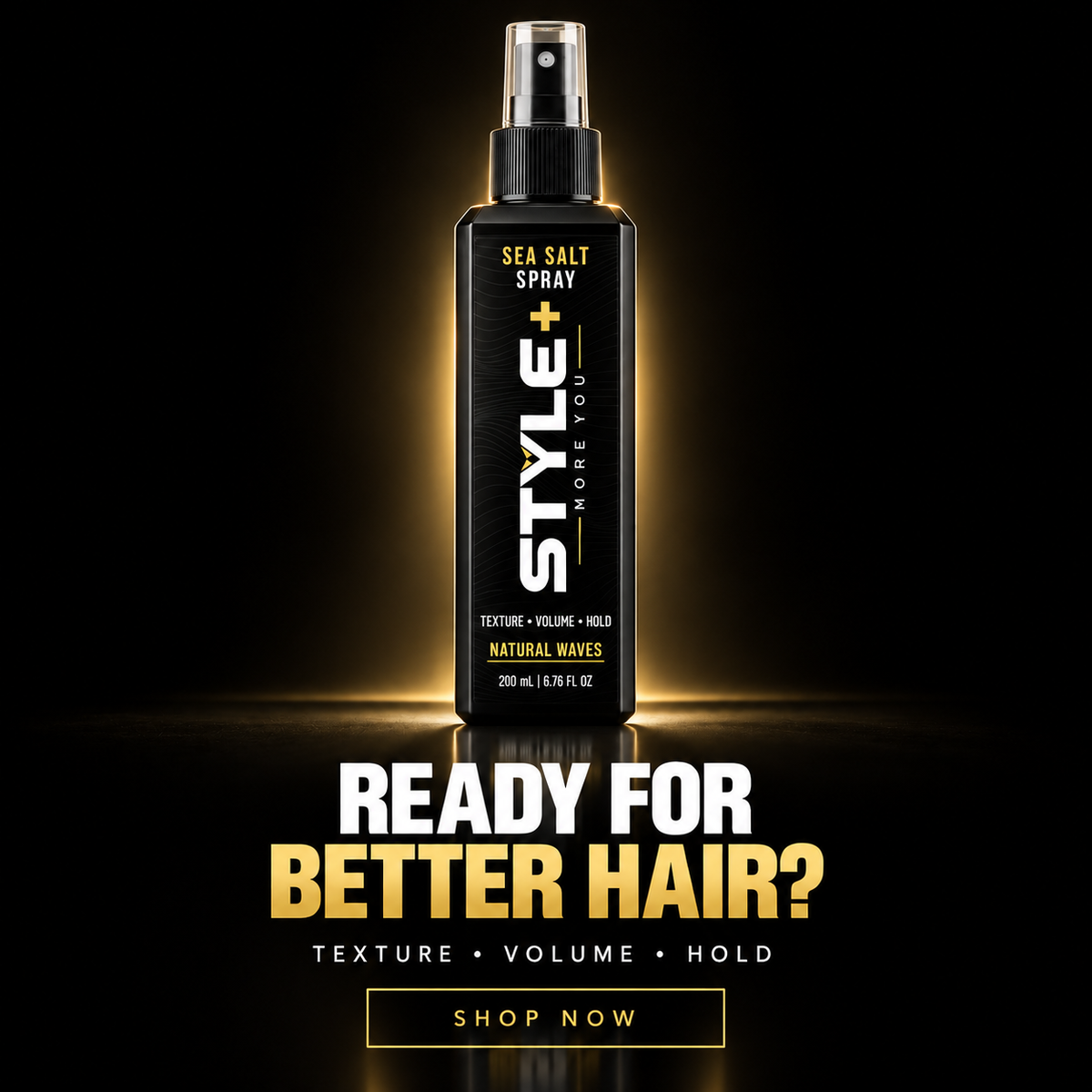 STYLE+ Sea Salt Spray 200ml I Natural Waves
