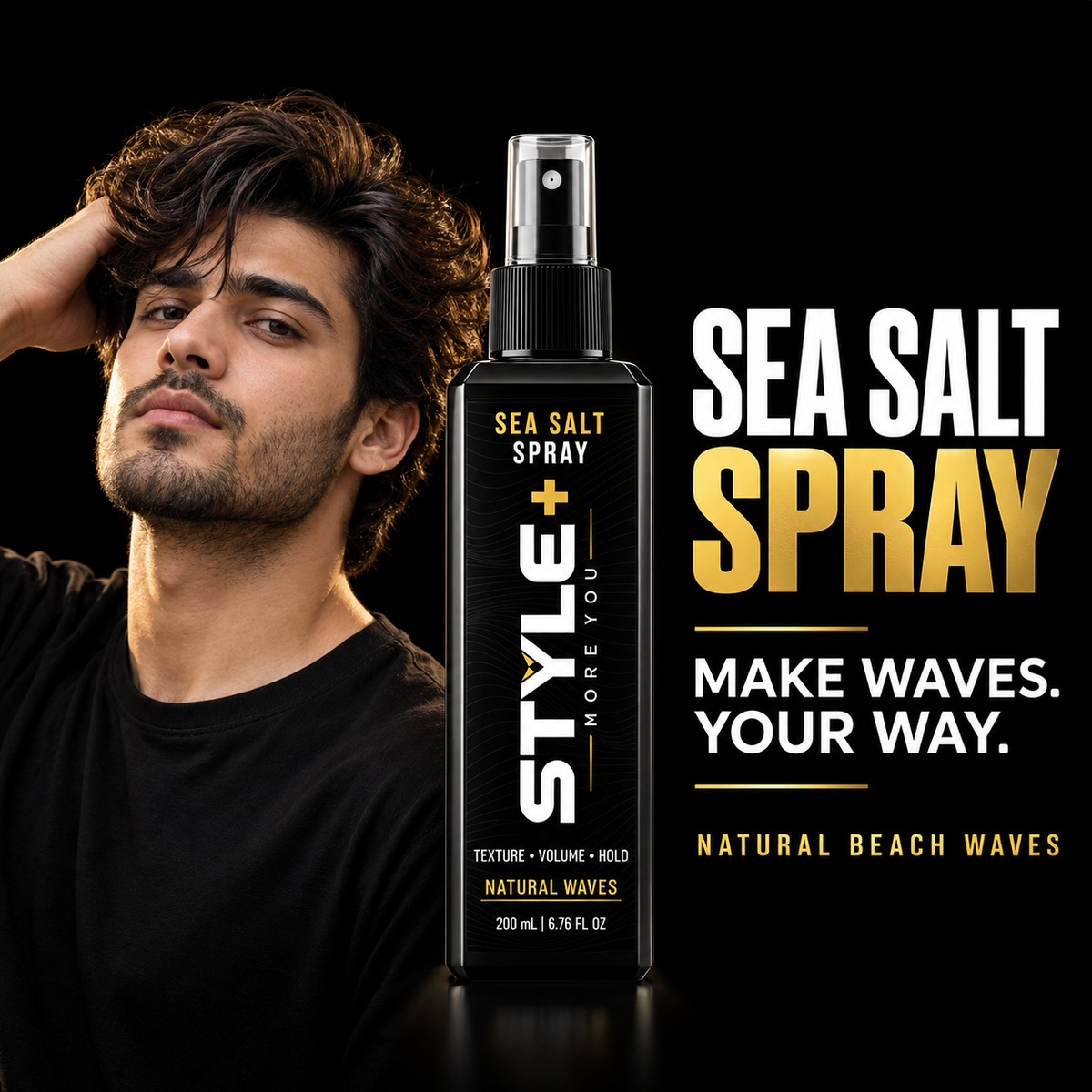 STYLE+ Sea Salt Spray 200ml I Natural Waves