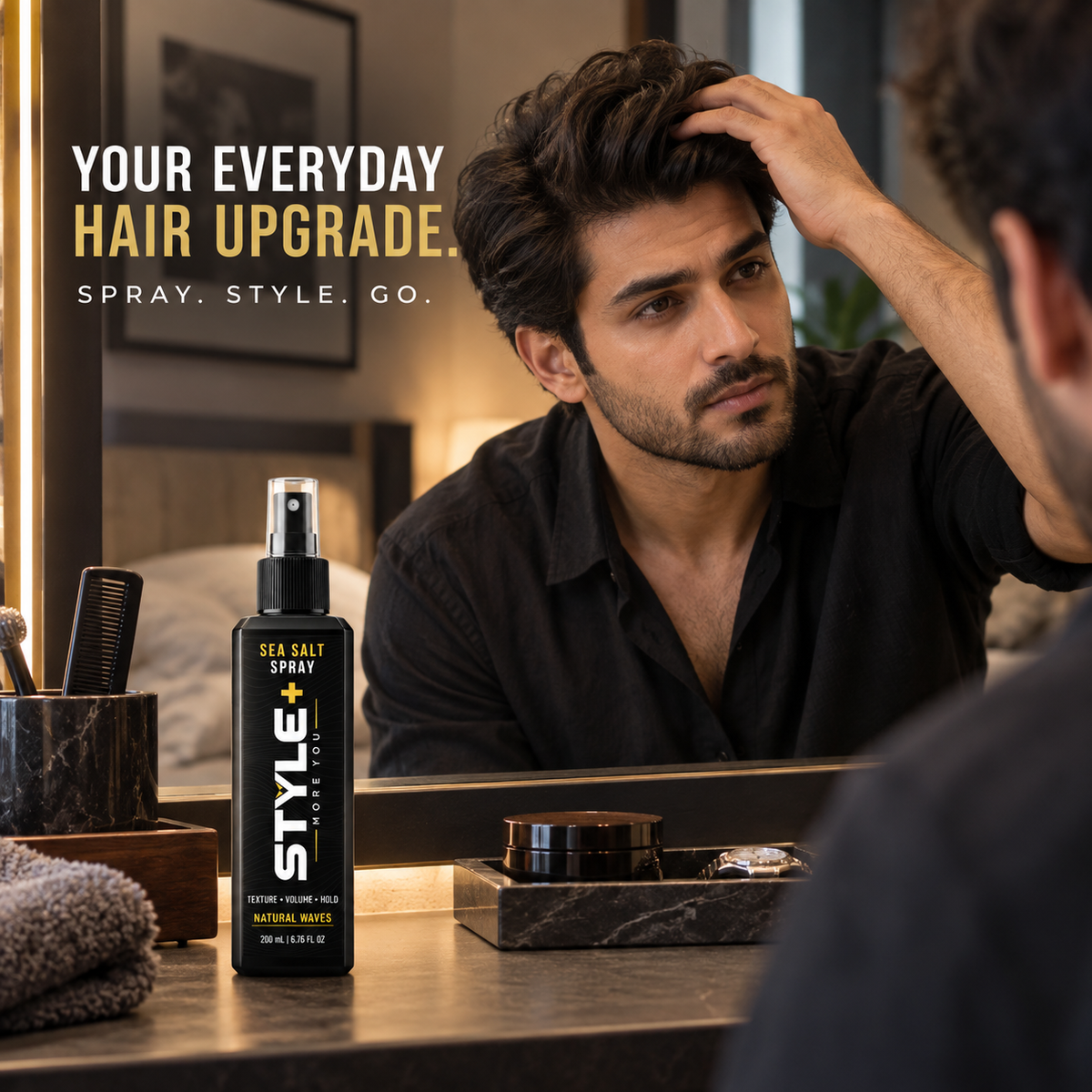 STYLE+ Sea Salt Spray 200ml I Natural Waves