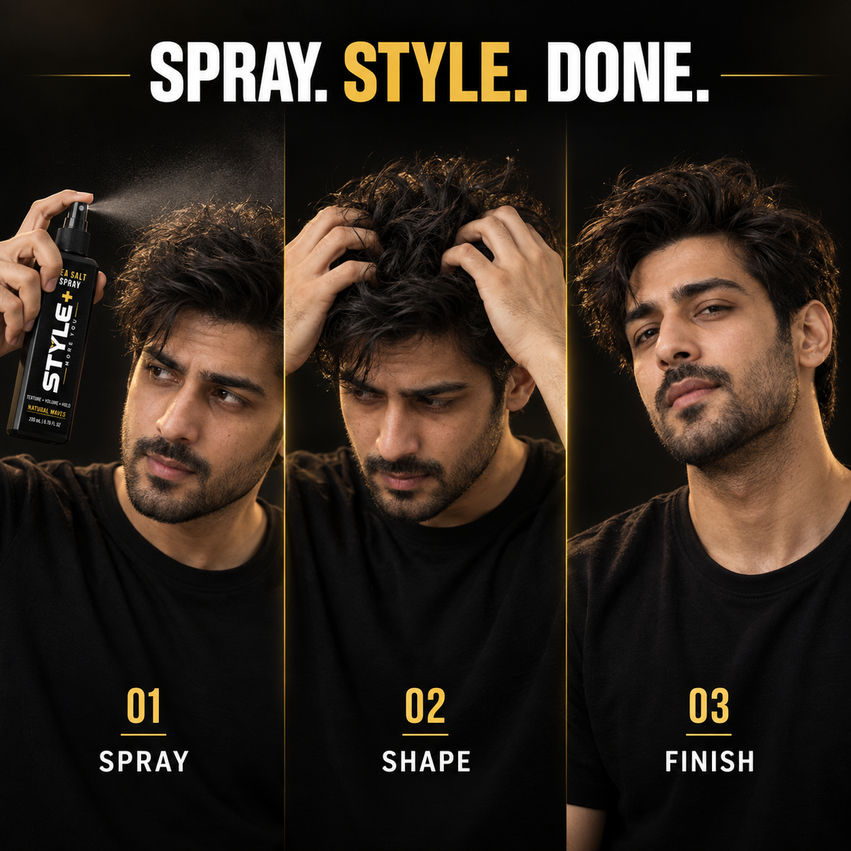 STYLE+ Sea Salt Spray 200ml I Natural Waves