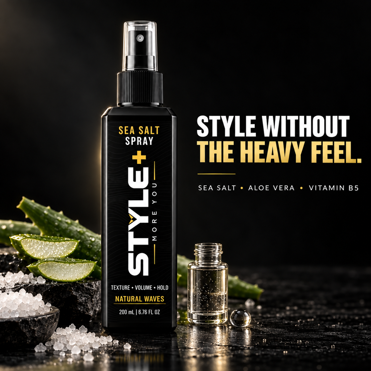STYLE+ Sea Salt Spray 200ml I Natural Waves