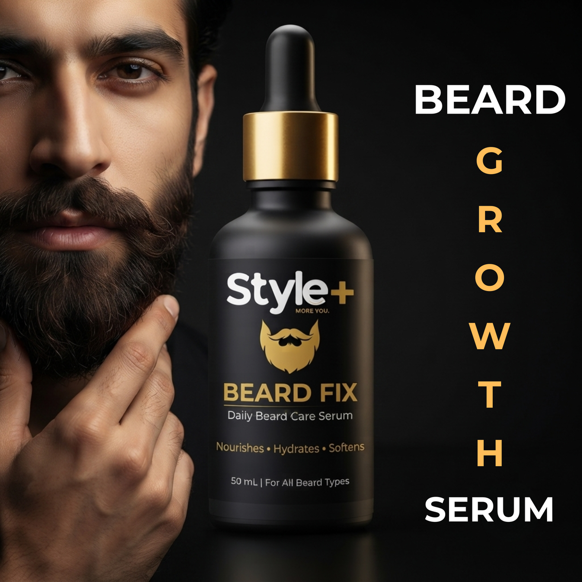 STYLE+ Beard Fix Serum | Beard Growth & Care