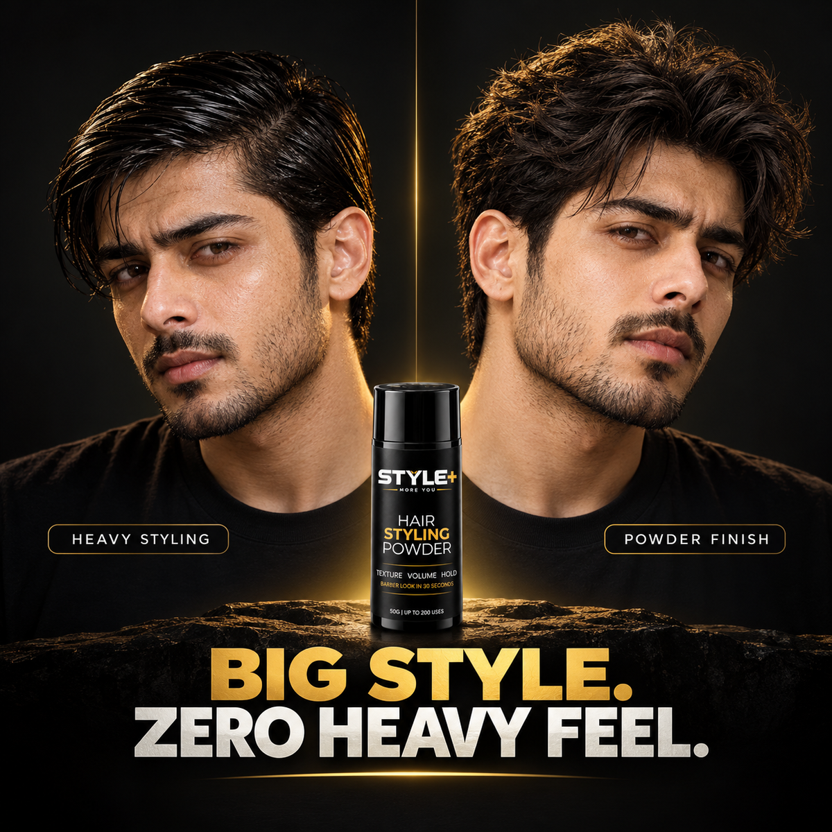 STYLE+ Hair Styling Powder 50g | Volume, Texture & Strong Hold
