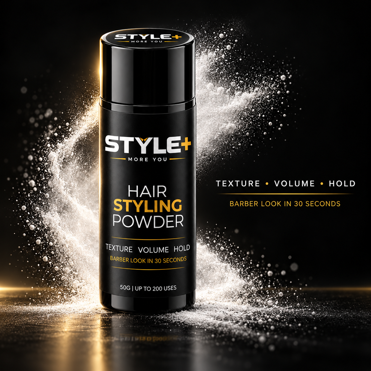STYLE+ Hair Styling Powder 50g | Volume, Texture & Strong Hold