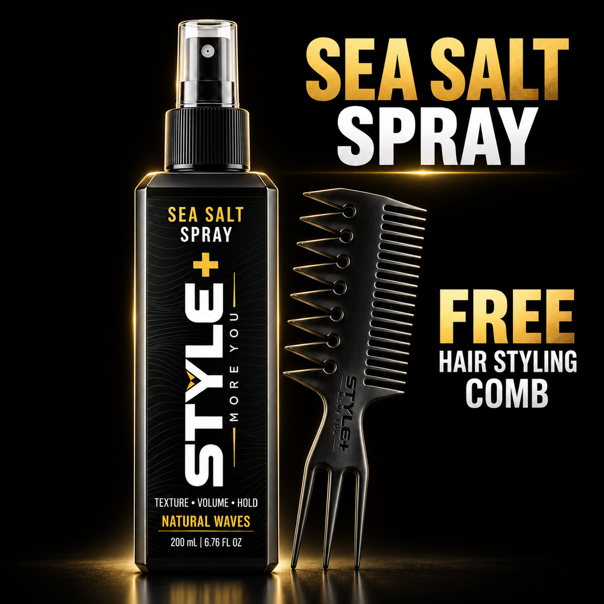 STYLE+ Sea Salt Spray 200ml I Natural Waves