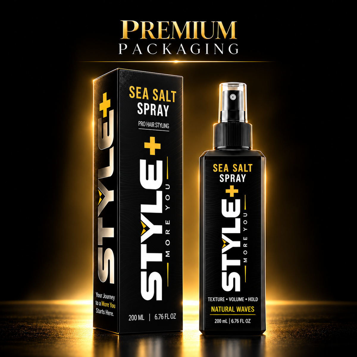 STYLE+ Sea Salt Spray 200ml I Natural Waves