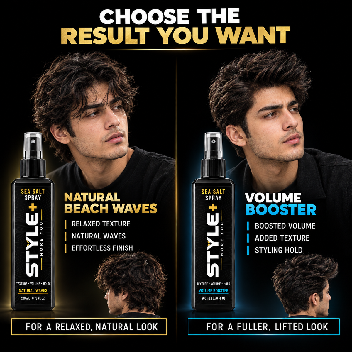 STYLE+ Sea Salt Spray 200ml | Volume Booster