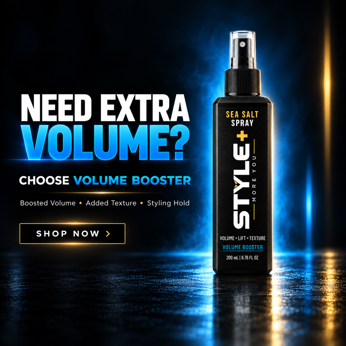 STYLE+ Sea Salt Spray 200ml | Volume Booster