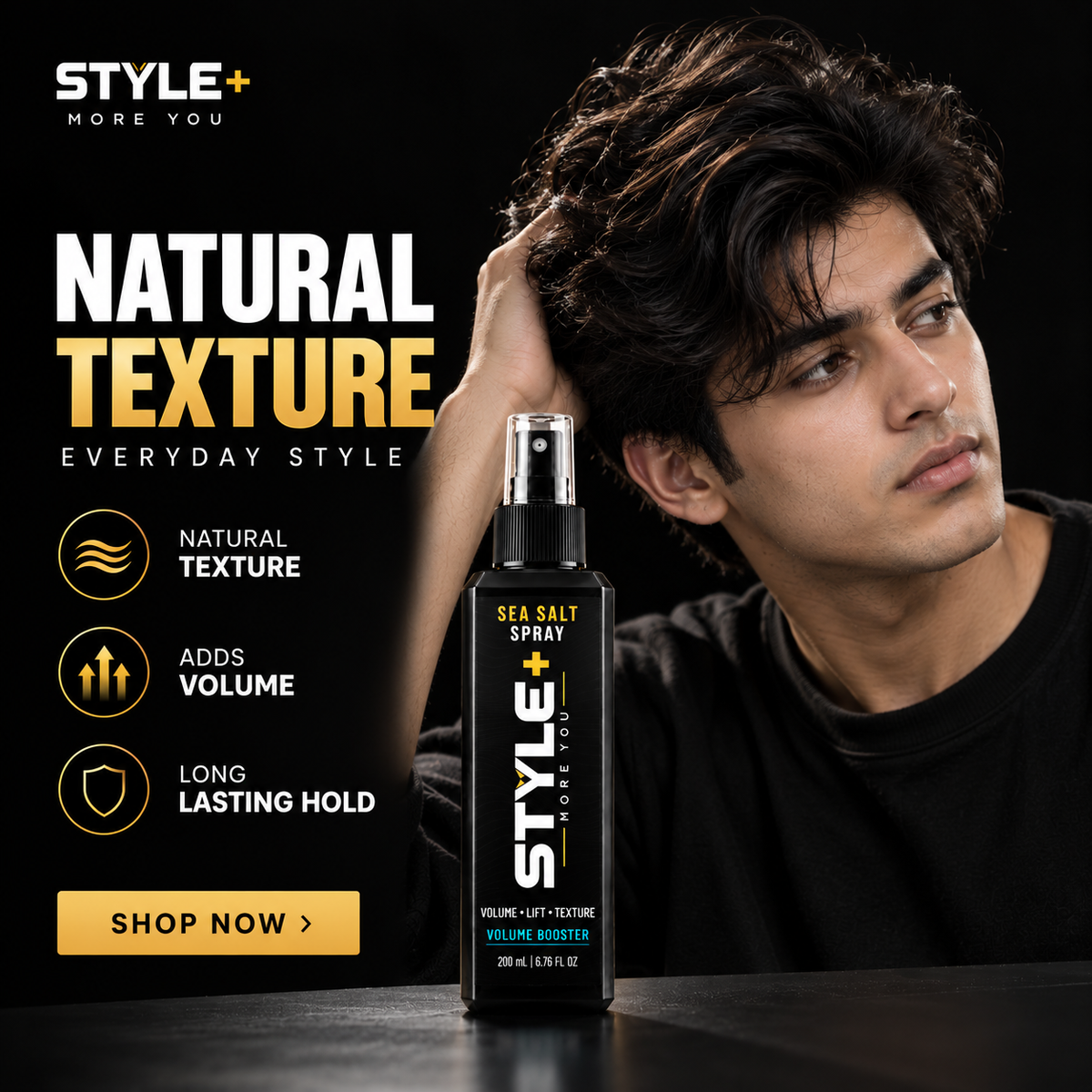 STYLE+ Sea Salt Spray 200ml | Volume Booster