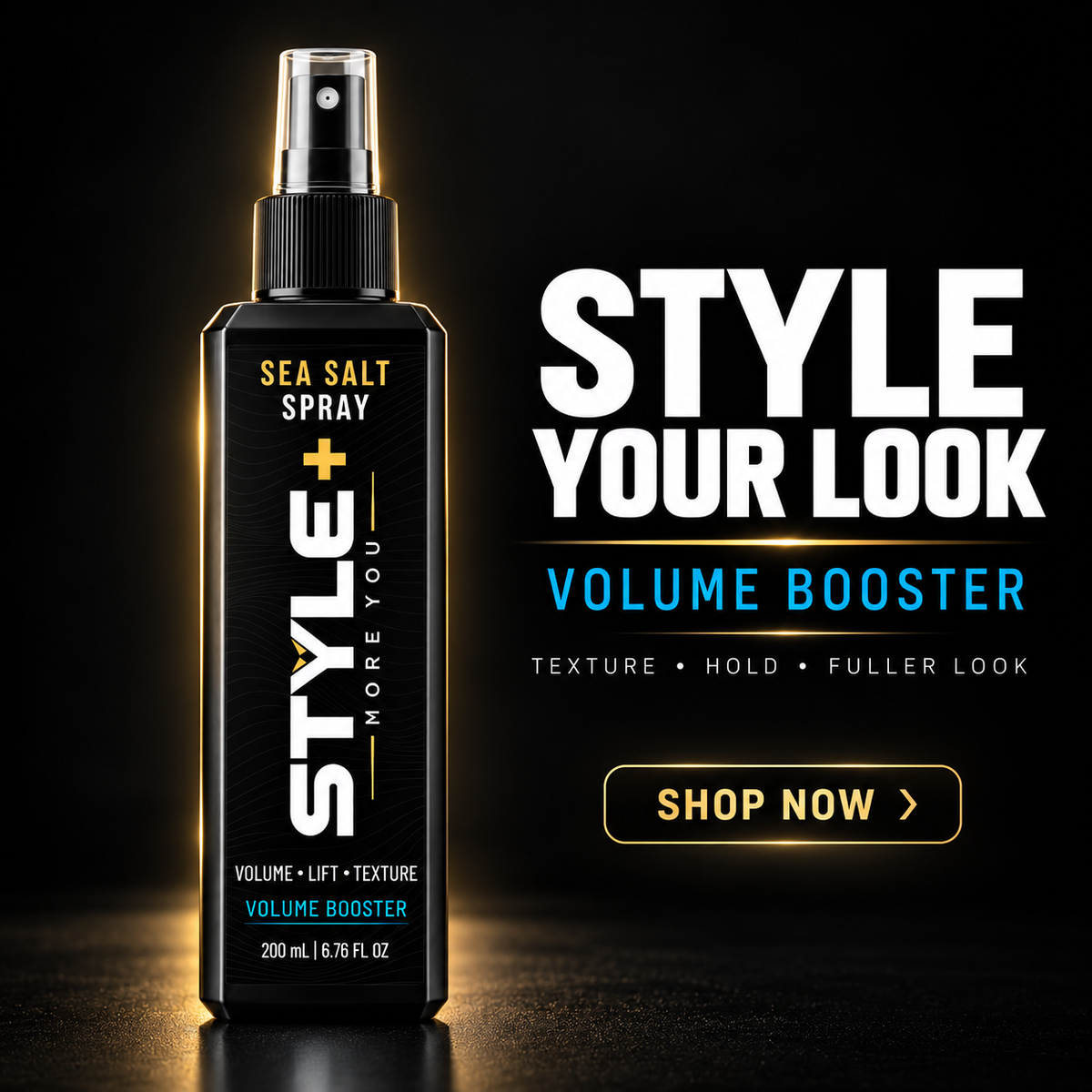 STYLE+ Sea Salt Spray 200ml | Volume Booster