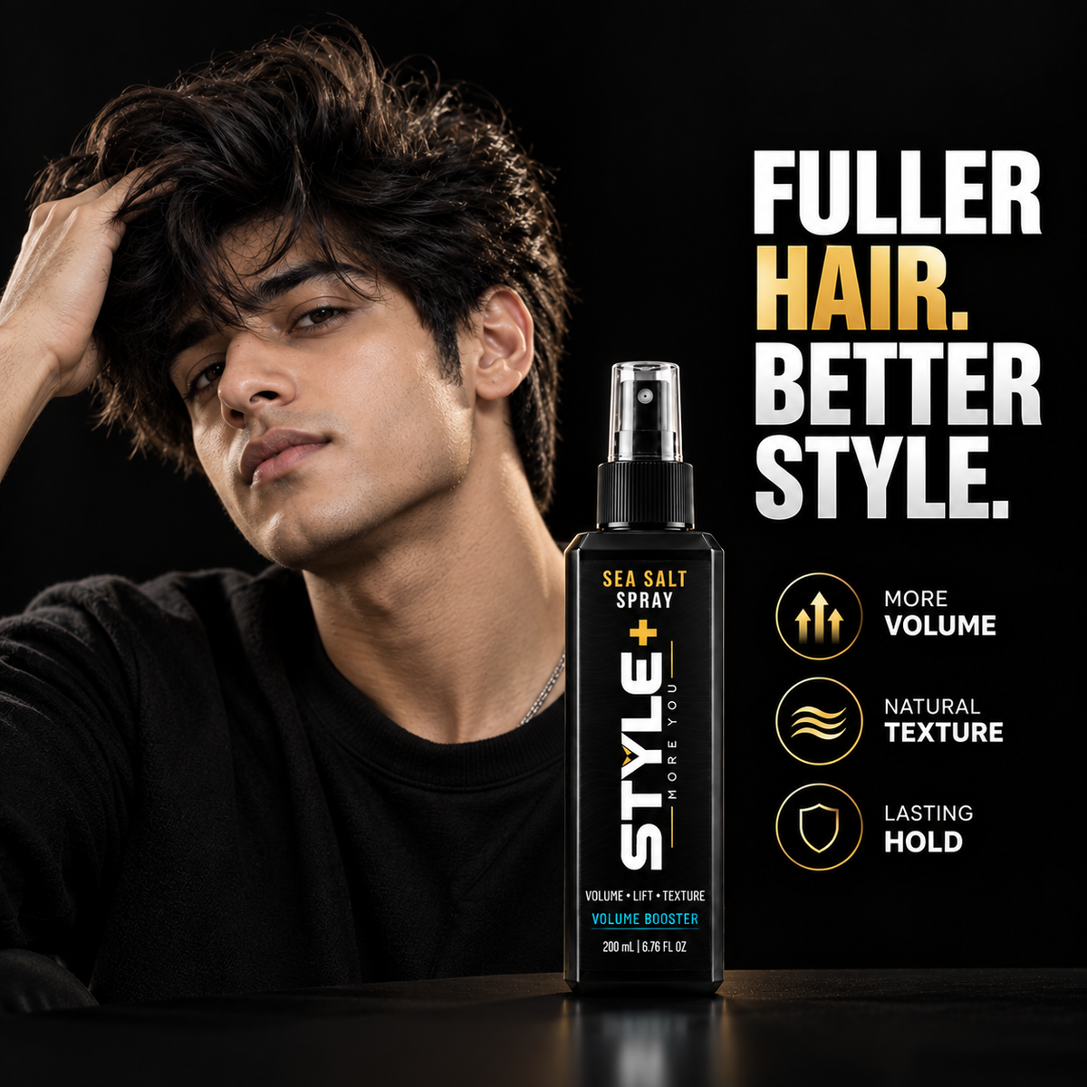 STYLE+ Sea Salt Spray 200ml | Volume Booster